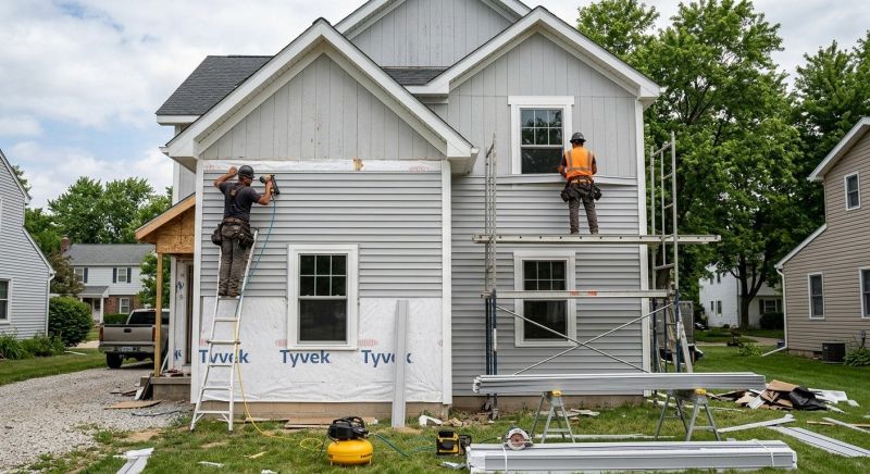 Vertical Siding Replacement in Stamford, CT