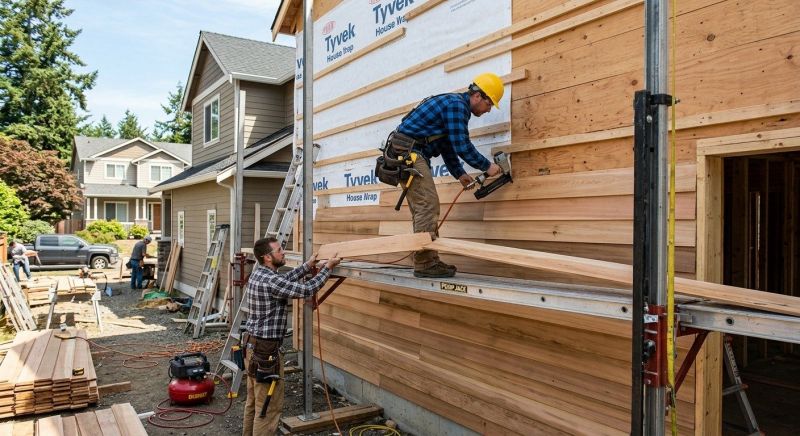 Wood Plank Siding Installation in Fairfield County, CT